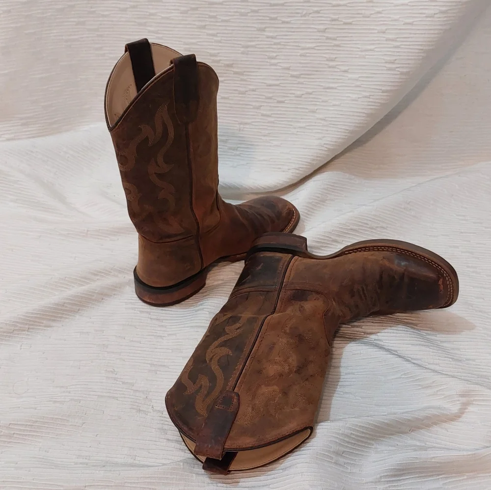 Ariat Cody James Brown Kids' Western Pull-On Boots Size 4